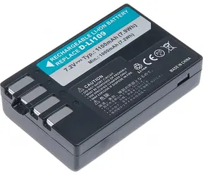 Bateria T6 Power Pentax D-Li109 / 1100mAh / czarna