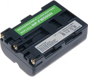 Bateria T6 Power Sony NP-FM500H / 1700mAh / szara