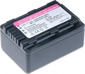 Bateria T6 Power do Panasonic VW-VBK180 / 1720mAh / czarna