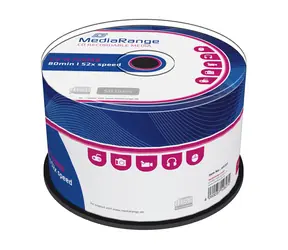 MediaRange CD R 700MB 52x wrzeciono 50 szt 