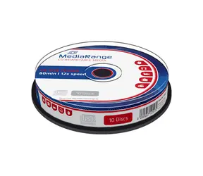MediaRange CD-RW 700MB 12x wrzeciono 10 szt 