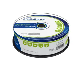 MediaRange DVD- R 4,7 GB 16x wrzeciono 25 szt 