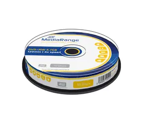 MediaRange DVD+RW 4,7 GB 4X wrzeciono 10 szt 