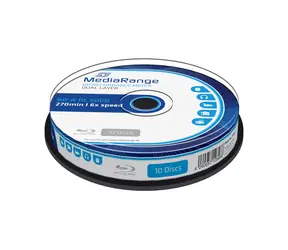 MediaRange BD- R Blu-RAY 50GB 6x trzpień Dual Layer 10 szt. 