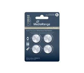 Baterie MediaRange Premium Baterie pastylkowe. CR2032 3V Litowa 4 szt 