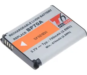 Bateria T6 Power Samsung BP70A / 700mAh / czarna