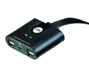 Przełącznik peryferyjny Aten USB 2.0 4 szt.: 4 porty USB  