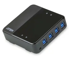 Przełącznik peryferyjny Aten USB 3.0 4 szt.: 4 porty USB  