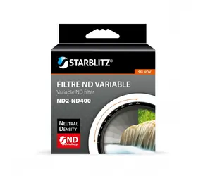 Filtr Starblitz ND zmienny (ND2-ND400) 49 mm / neutralny szary filtr zmienny 