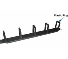 Panel wiążący DATACOM 19" 1U, 5x oczko z twardego plastiku 3x6cm