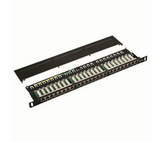 DATACOM Patch panel 19" STP 24 Port / CAT5E / LSA 0,5U