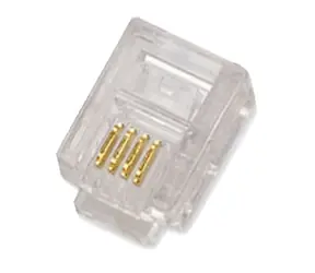 Złącze DATACOM RJ11 / UTP / kabel / 6p4c / 100 szt