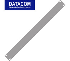 Wtyczka DATACOM / 1U / do szafy rack 19" / szara