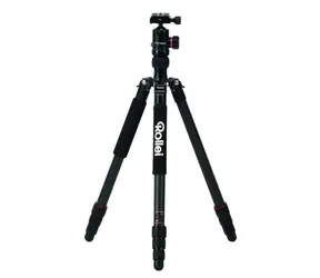Statyw Rollei C5i Carbon / Obciążenie 8kg / Rozciągnięty 157,5 cm / Karbon / Czarny