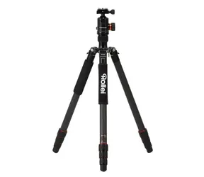 Statyw Rollei C6i Carbon / Obciążenie 12kg / Rozciągnięty 171,5 cm / Karbon / Czarny
