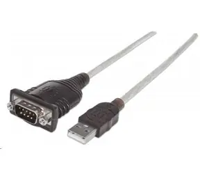 Adapter USB na Port szeregowy Manhattan Prolific PL-2303RA, 1,8 m