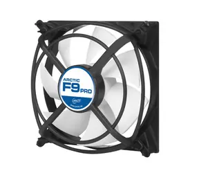 ARCTIC F9 PRO / 92 mm / Łożysko Fluid Dynamic / 0,4 Sone @ 2000 RPM / 66,3 m3h / 3-pin