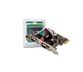Adapter Digitus PCI Express x1 2xport Port, +niski profil