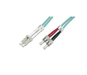 Patchcord światłowodowy Digitus , LC do ST, wielomodowy 50/125 µ, długość dupleksu 1 m, klasa OM3