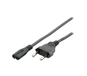 Equip kabel zasilający do laptopów, euro, czarny 1,8m