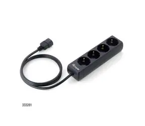 Equip złącze IEC listwy zasilającej w 4X Schuko do UPS