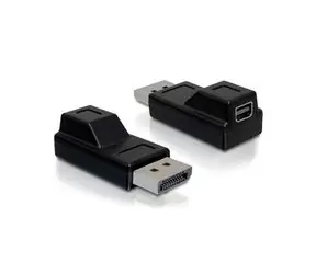 DeLock adapter Displayport męski > Displayport mini żeński, czarny
