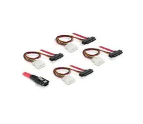 Kabel DeLock SAS mini 36-pinowy - 4X SAS 29-pinowy 50 cm