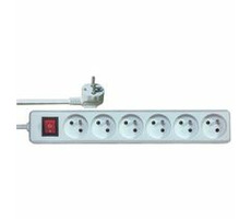Przedłużacz Emos P1612C - 6 gniazd / 2m / z wyłącznikiem
