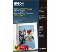 Papier Epson A4 Premium Półbłyszczący fotograficzny (20 arkuszy) 251g/m2