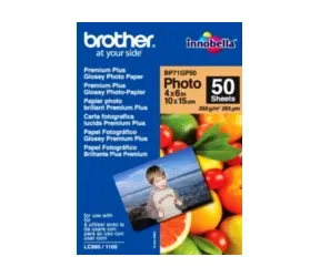 Papier fotograficzny Brother BP71GP50, 50 ark., 10x15cm Premium Glossy, 260g