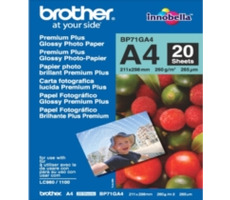 Papier fotograficzny Brother BP71GA4, 20 ark., A4, Premium Glossy, 260g