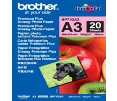 Papier fotograficzny Brother A3 błyszczący, 20 szt