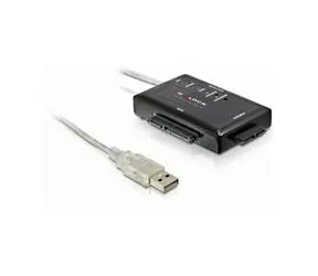 Konwerter DeLock USB 2.0 > SATA 22, 16, 13 pin zewnętrzny