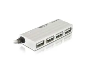 DeLock zewnętrzny cienki 4-portowy koncentrator USB 2.0