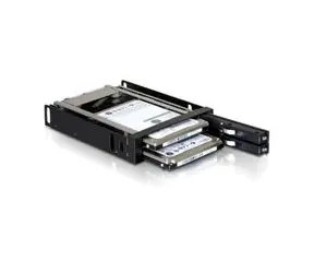 Ramka wymienna DeLock 3,5" do 2x 2,5" dysku twardego SATA