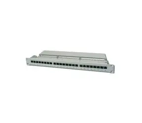 Patch panel Digitus 19", CAT6, 8P8C, LSA, 1U, 24 x RJ45, ekranowany, szary
