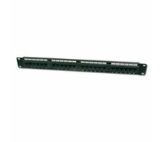 Patch panel Digitus 19", CAT6, 8P8C, LSA, 1U, 24 x RJ45, nieekranowany, czarny