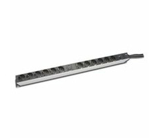 Digitus 19" PDU, 1U aluminium, SCHUKO -> 12x CEE 7/4, zabezpieczenie przeciwprzepięciowe