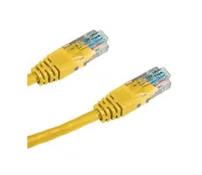 Kabel krosowy PremiumCord UTP RJ45-RJ45 CAT6 3M żółty