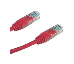 Kabel krosowy PremiumCord UTP RJ45-RJ45 CAT6 10m czerwony