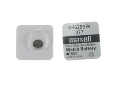 Bateria guzikowa 377 Maxell - tlenek srebra (SR66, SR626SW)