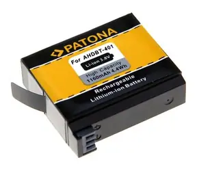 Bateria PATONA do kamery GoPro Hero 4 AHDBT-401 1160mAh Li ION