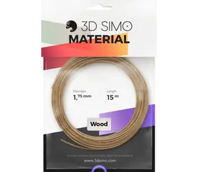 Filament 3DSimo DREWNO - brązowy 15m