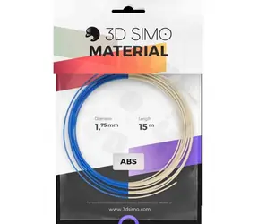 Filament 3DSimo TERMOCHROM - niebieski/biały 15m