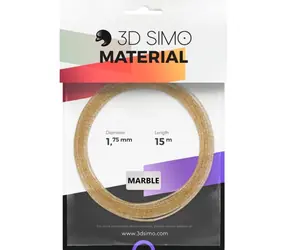 Filament 3DSimo MARMUR - złoty 15m
