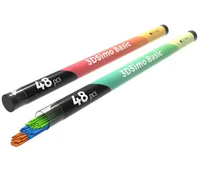 Filament podstawowy 3DSimo PCL3 (zielony, niebieski i brązowy)