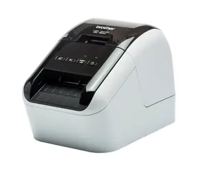 Brother QL-800 / Drukarka etykiet samoprzylepnych / 300dpi / druk pionowy / USB