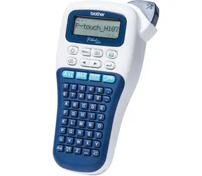 Brother PT-H107B / Ręczna drukarka etykiet P-touch / Termotransfer / LCD / taśma TZe 