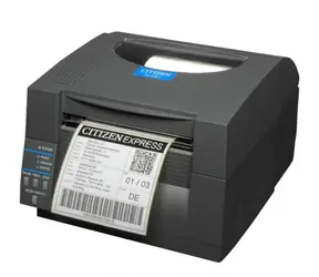 Citizen CL-S521II / Drukarka etykiet biurkowa / DT / 203 dpi / RS-232 / USB / maks. szerokość nośnika 108 mm / czarny