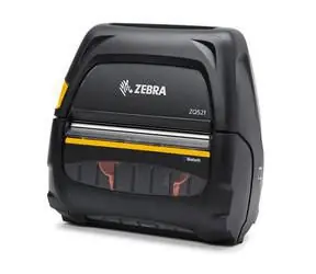 ZEBRA ZQ521 (ZQ52-BUW000E-00) / DT / Mobilna drukarka termiczna / 203 dpi / BT / Wi-Fi / 3250 mAh